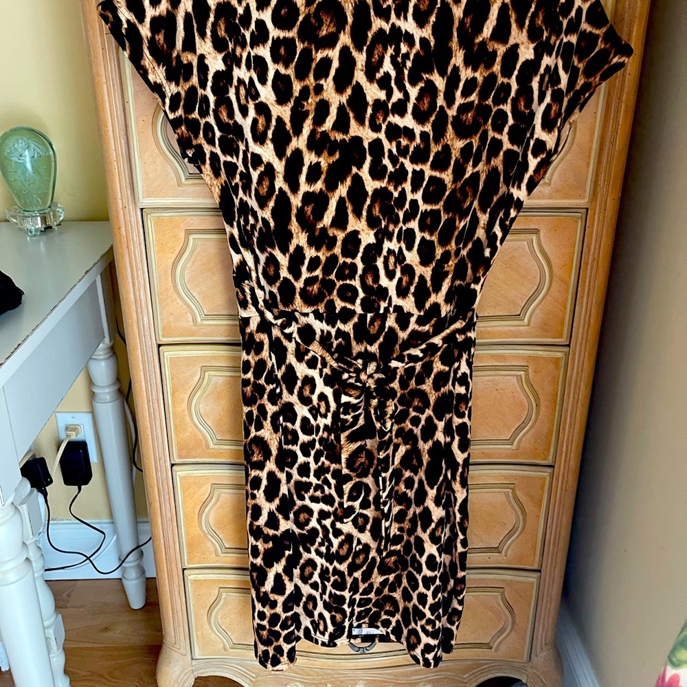 Rebel sugar cheetah print short dress. Size small!